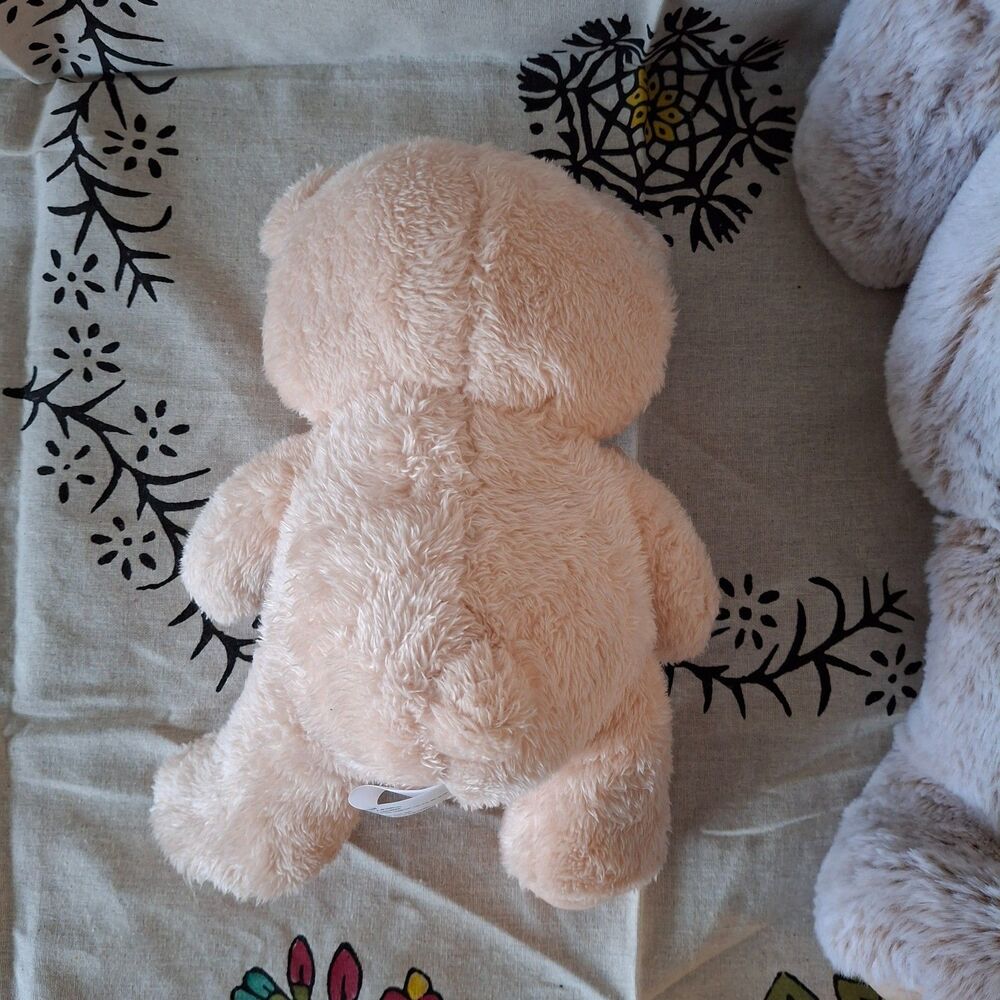 Lot of 2 Kid Connection 16” Brown Teddy Bear Plush Stuffed Animal + Hallmark Bea - Picture 11 of 11